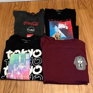 4 graphic tees